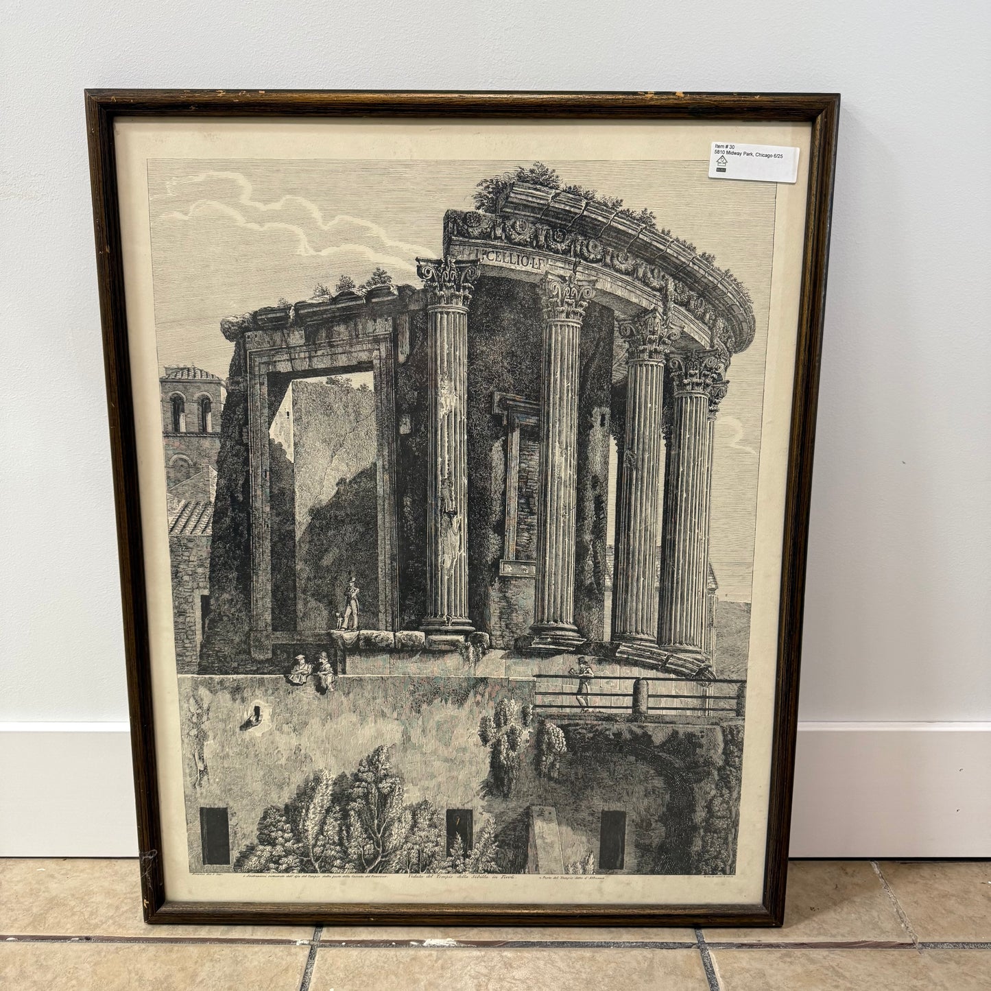 Vintage Framed Print 1957 Lucas