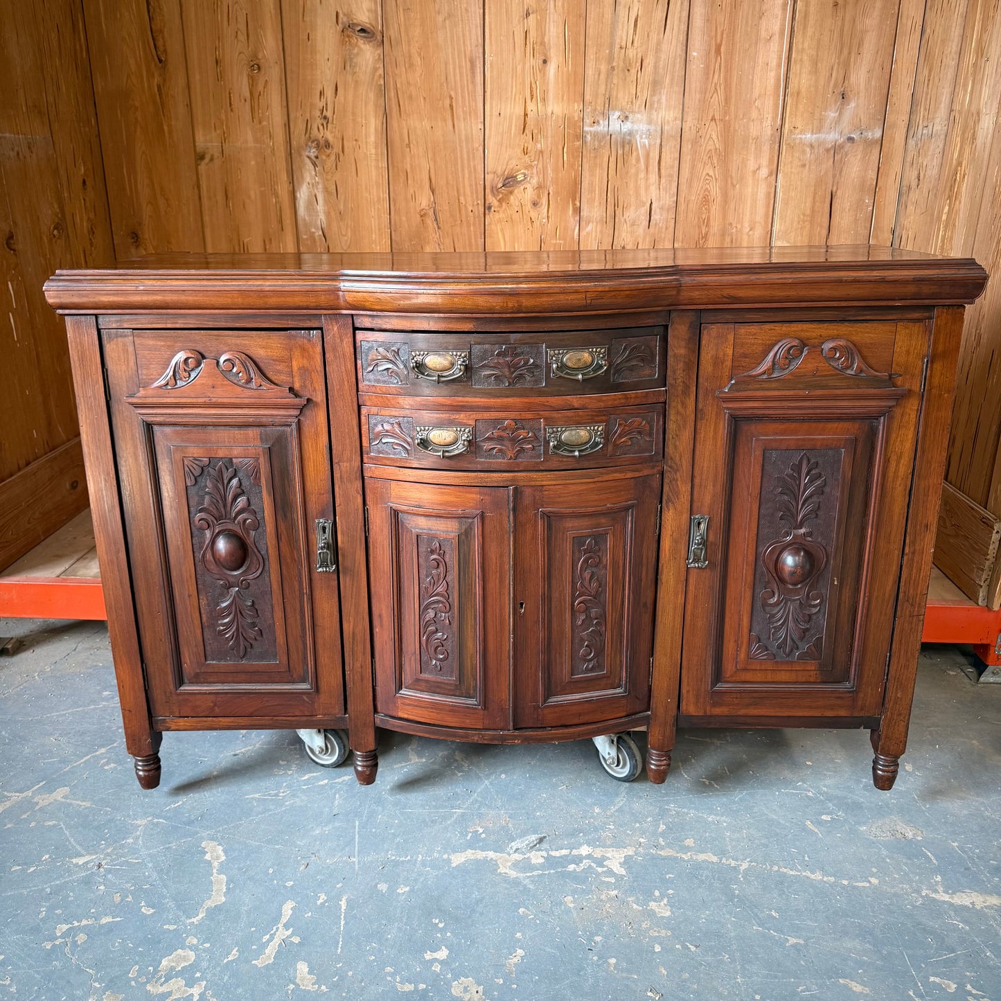 Antique Walnut Sideboard
