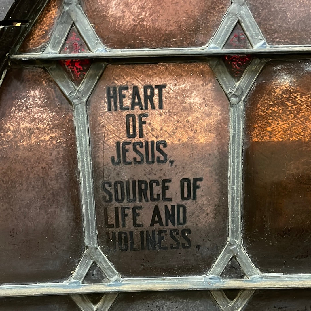 Arched Top Stained Glass Church Window