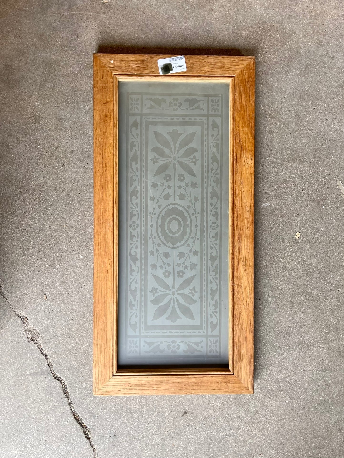 Etched Glass Window