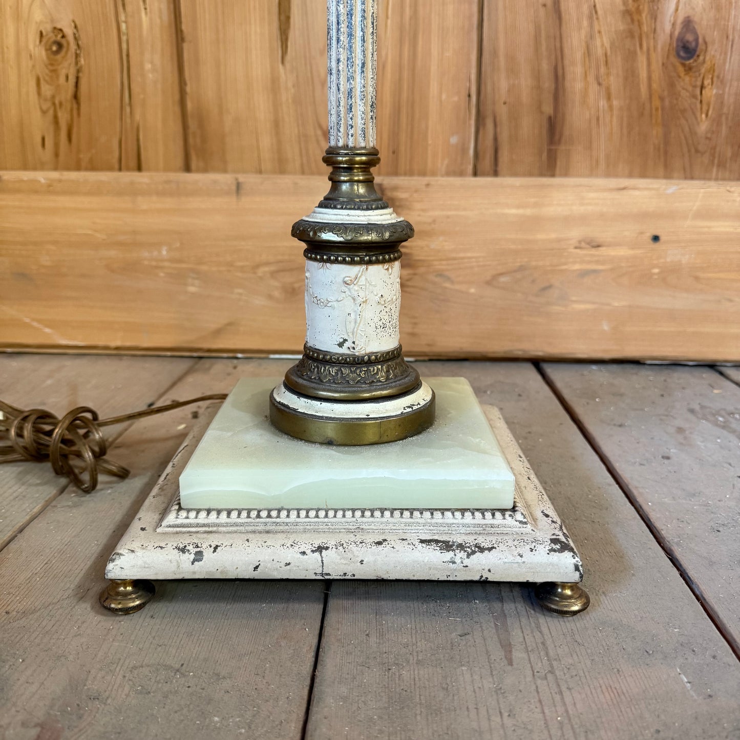 Antique Torchiere Floor Lamp