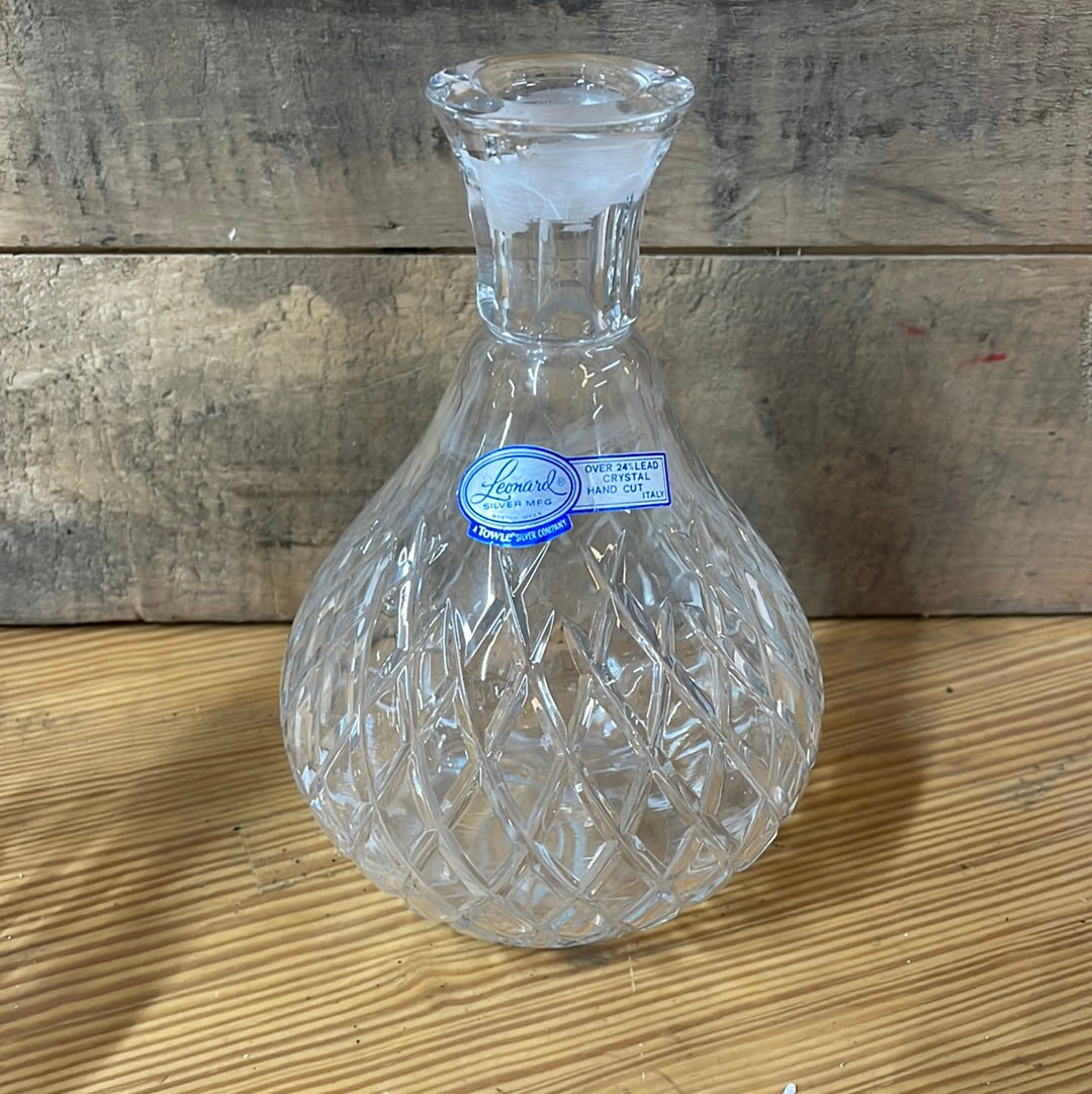 Crystal Leonard Decanter