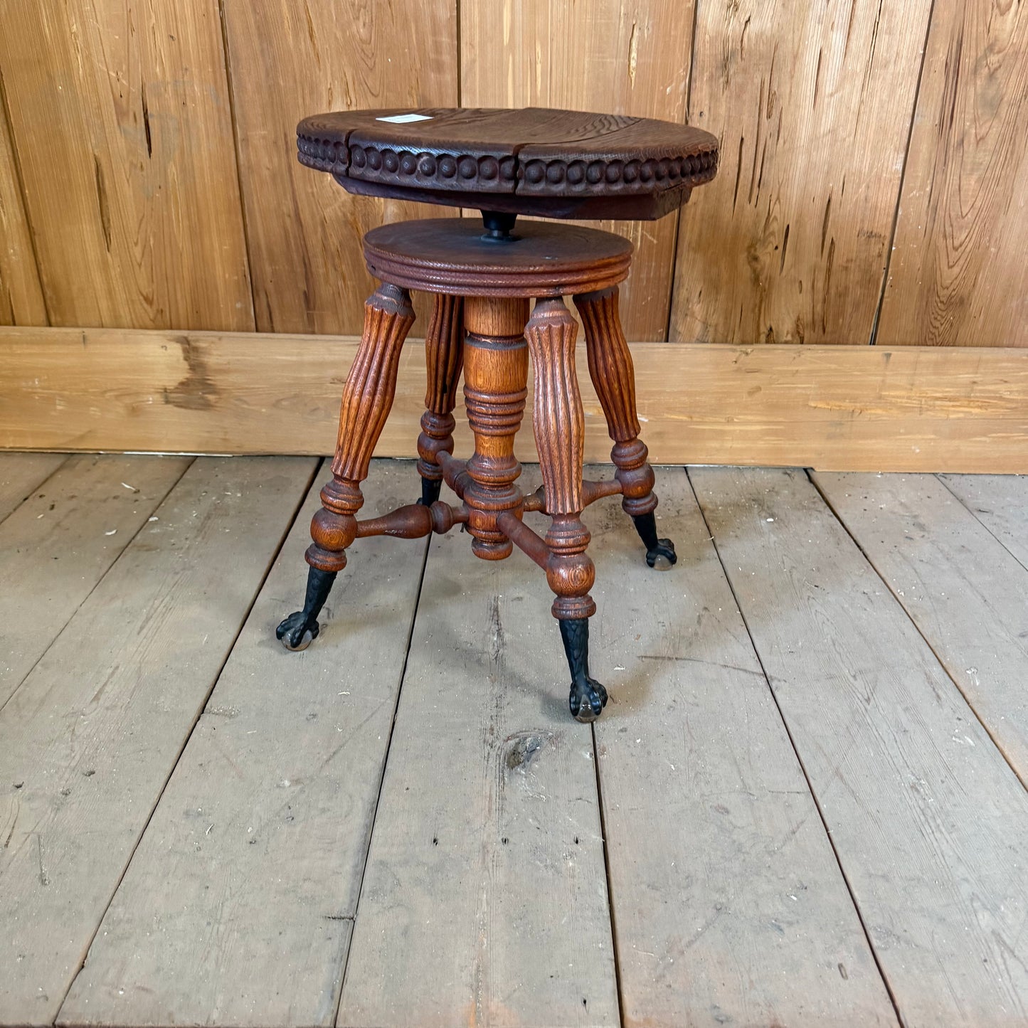 Antique Oak Stool