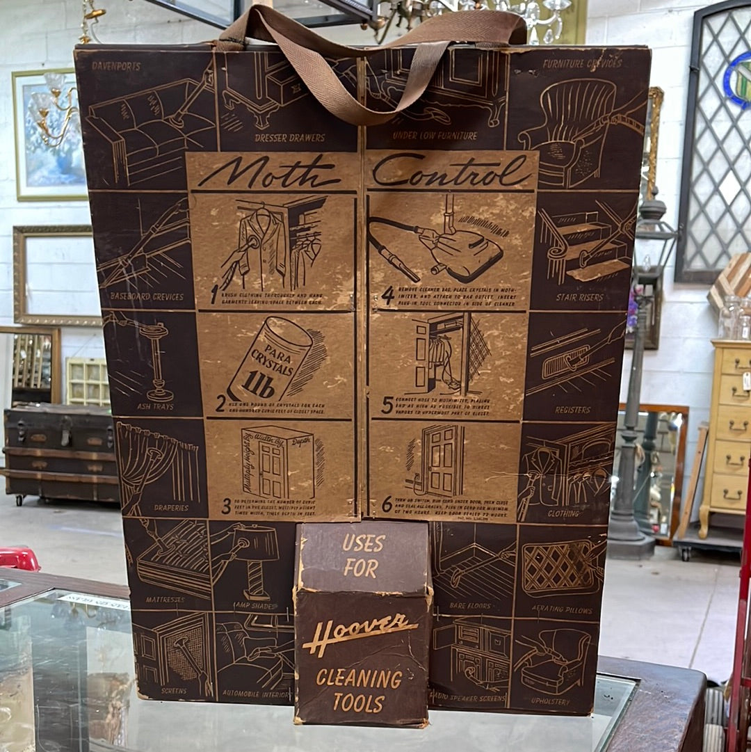 Vintage Hoover Vacuum Tool Display