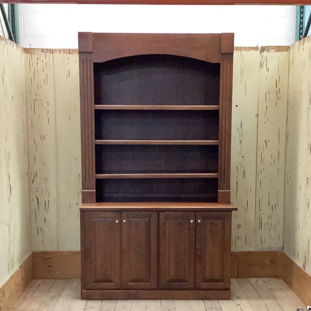 Built In Cabinet With Open Shelving