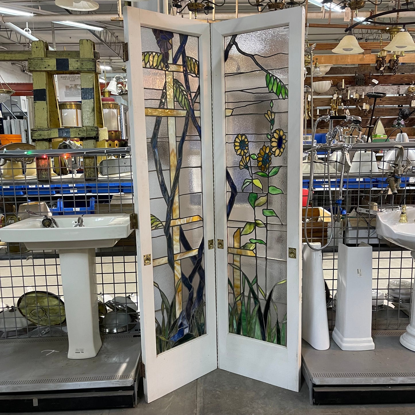 Art Glass Bi-Fold Doors