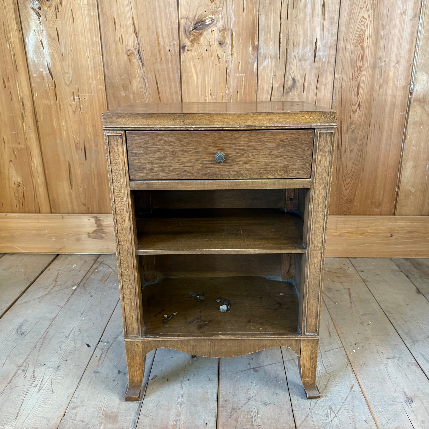 Vintage Oak Side Table