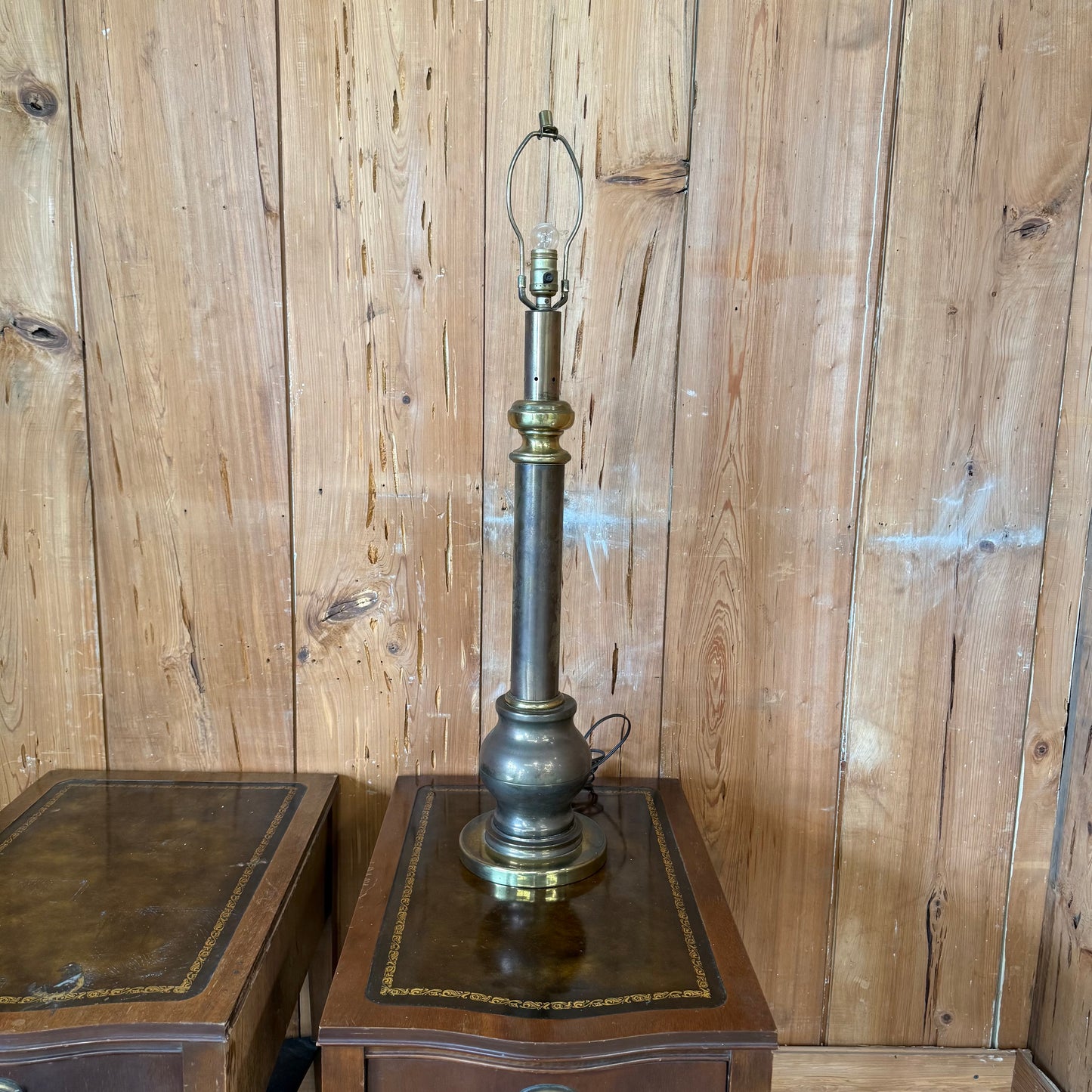 Vintage Brass Stiffel Lamp