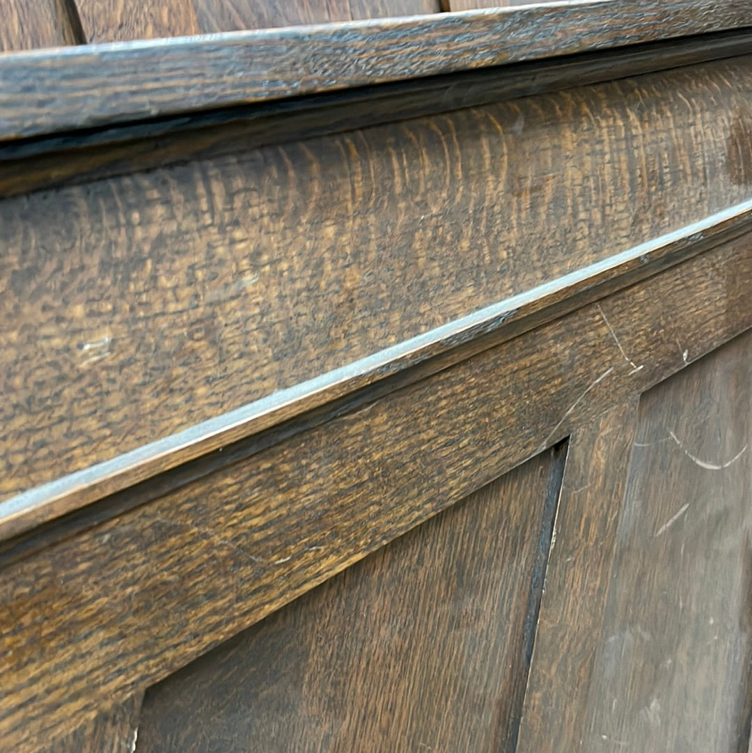 1902 Quarter Sawn Oak Staircase Panel