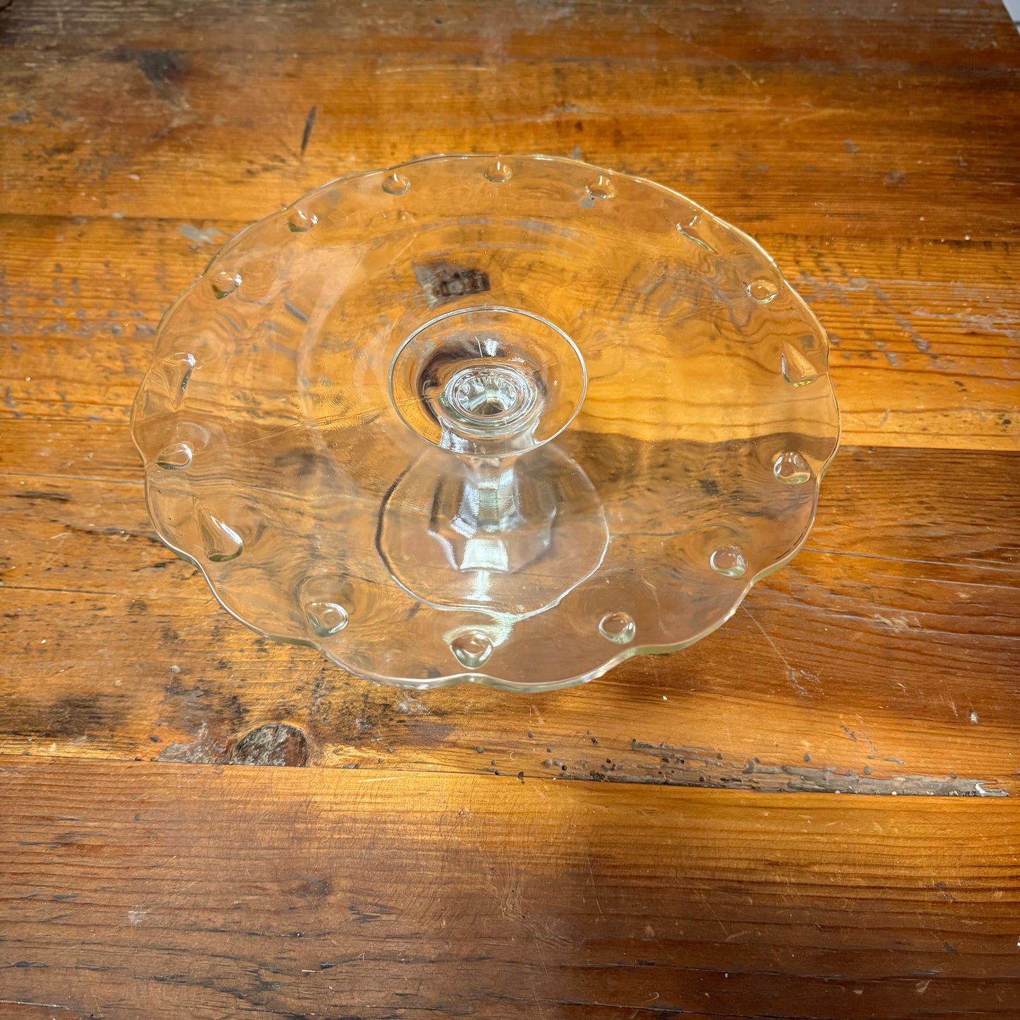 Indiana Glass Footed Cake Stand