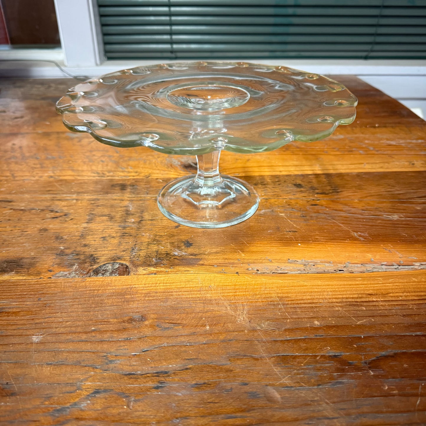 Indiana Glass Footed Cake Stand