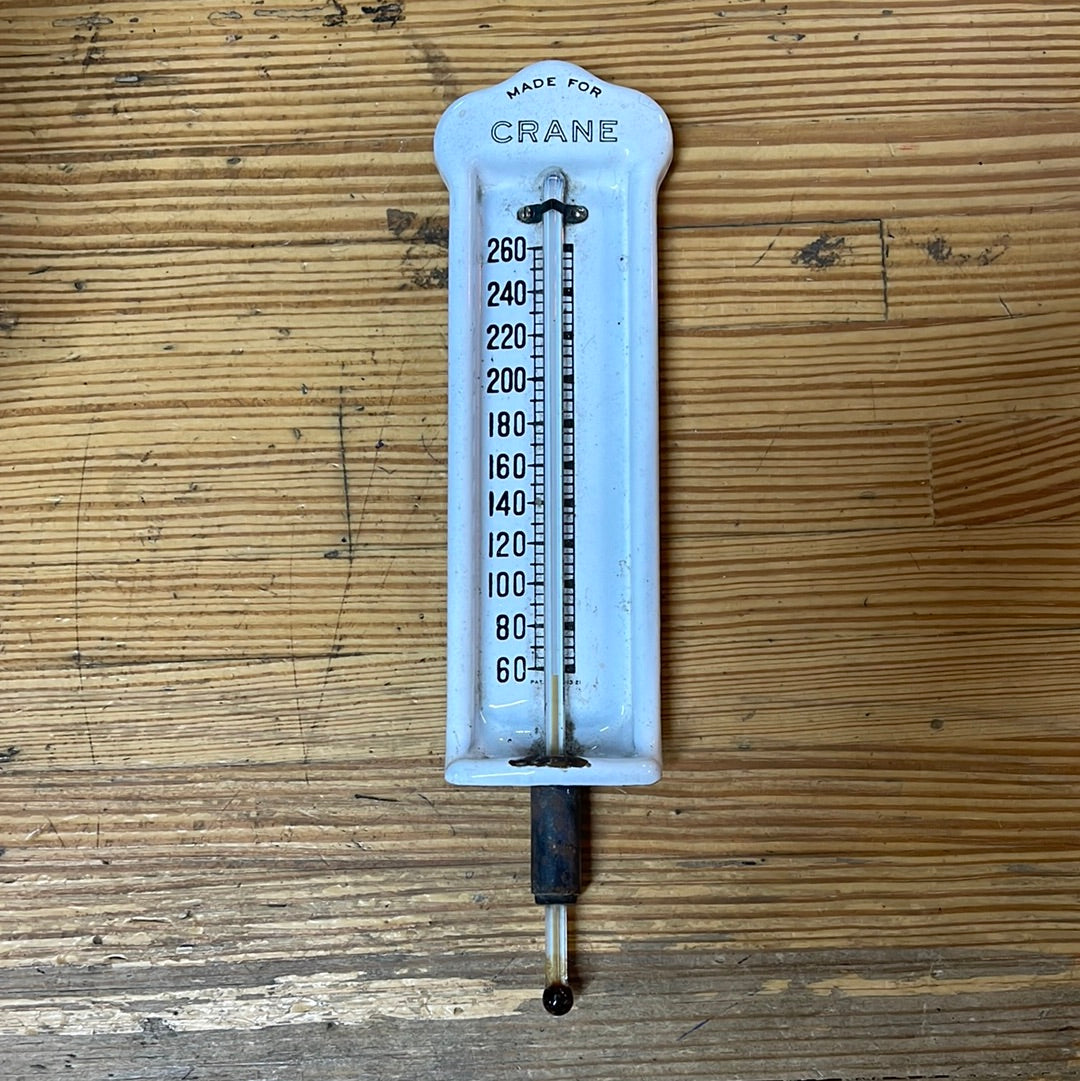Antique Crane Thermometer