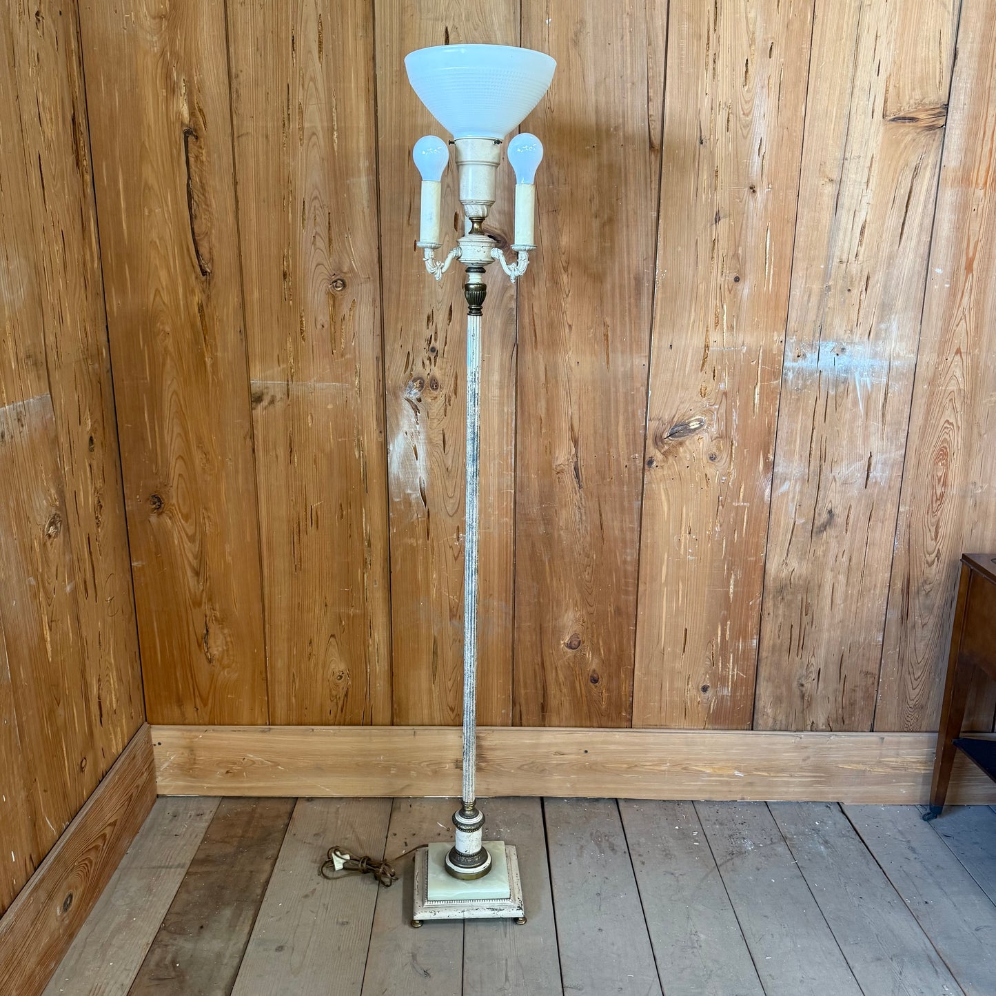 Antique Torchiere Floor Lamp