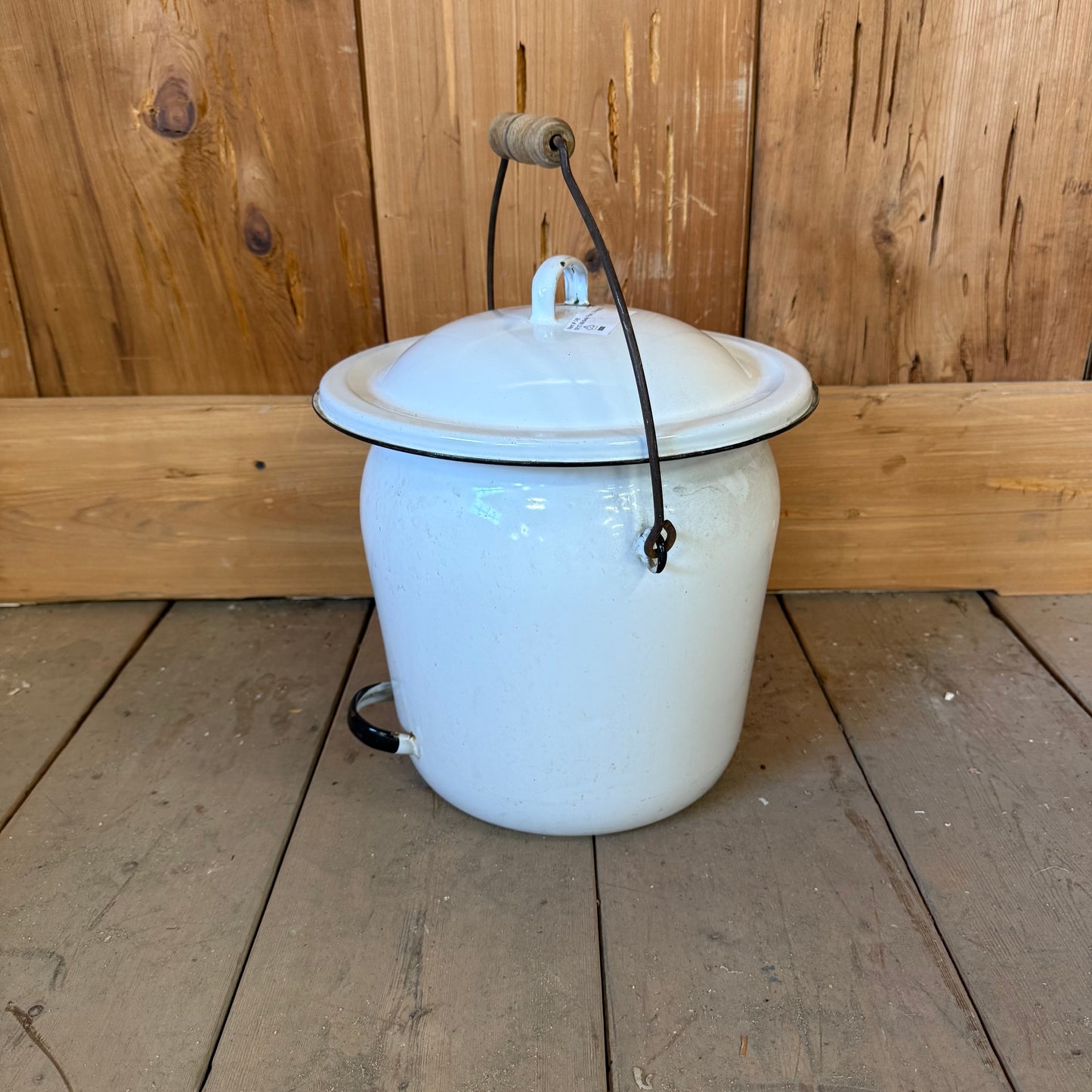 Vintage Enamelware Pot