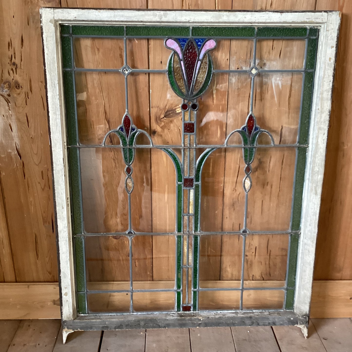 Antique Stained Glass Window
