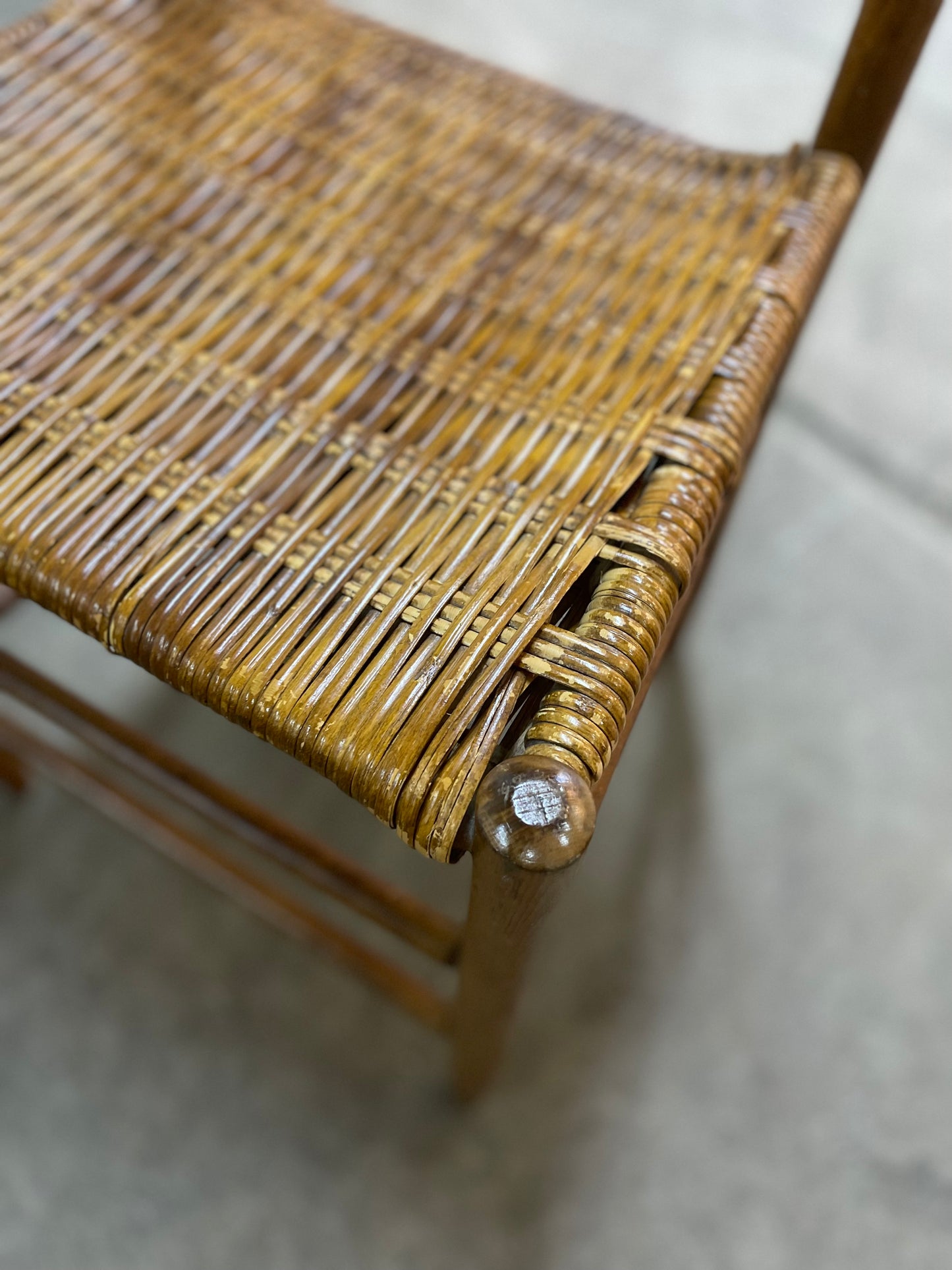 Antique High Back Dining Chair