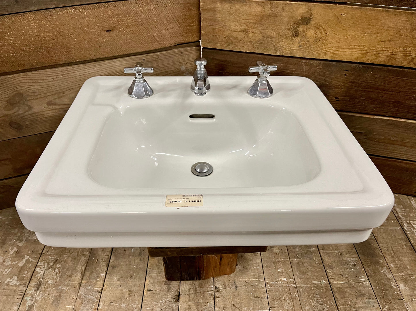 Standard Wall Mount Sink with Legs