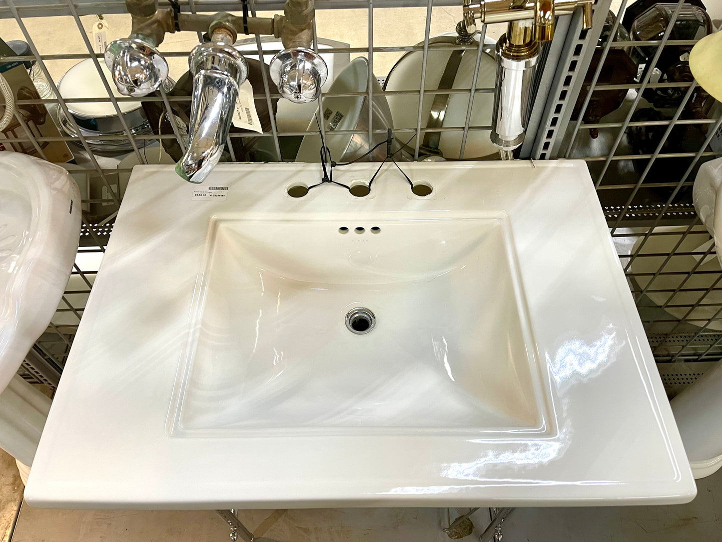 Kohler Sink with Chrome Legs