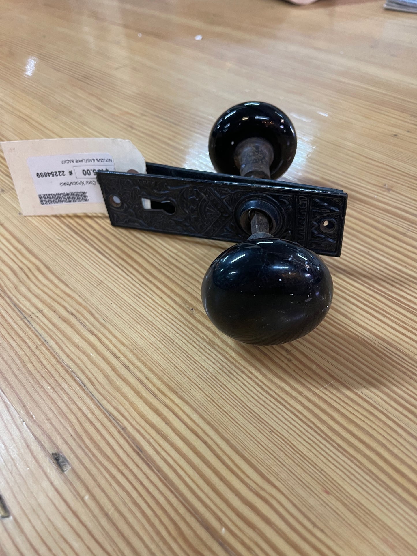 Antique Ceramic Door Knob Set