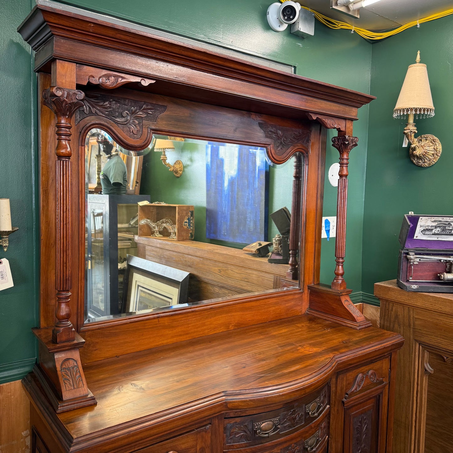 Antique Walnut Sideboard