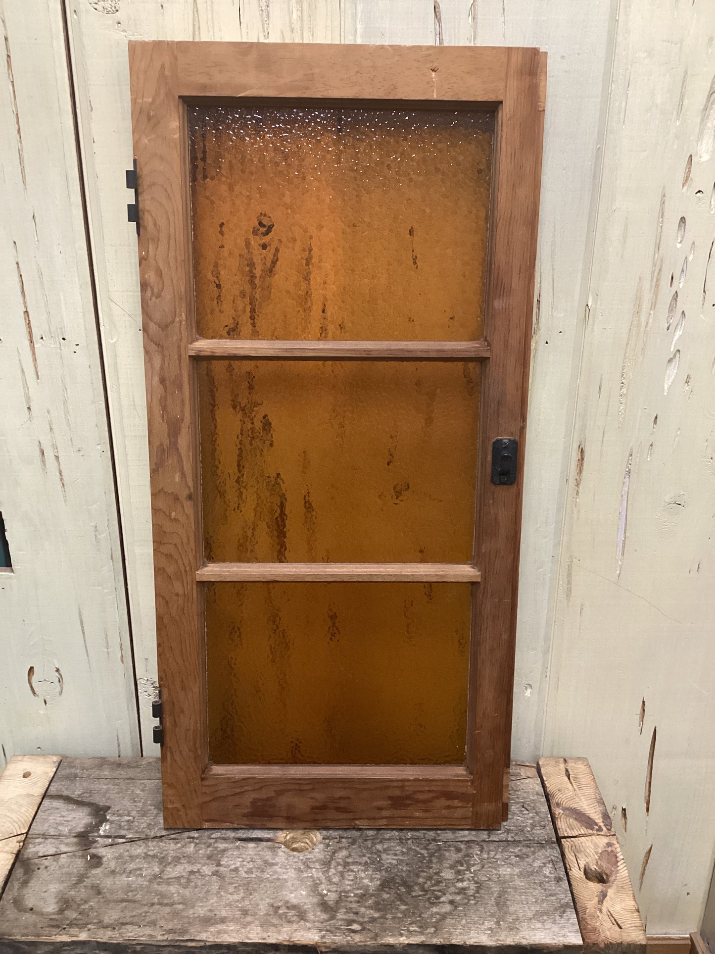 Vintage Amber Privacy Glass Windows