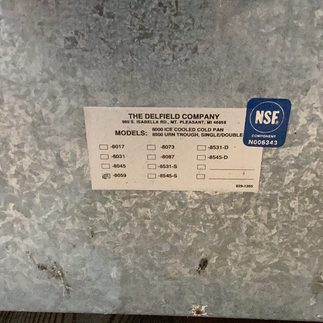 Stainless Steel Ice Cooled Cold Pan