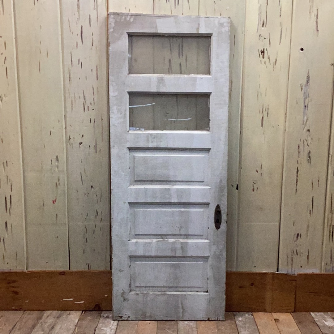 Three Panel Interior Door With Windows