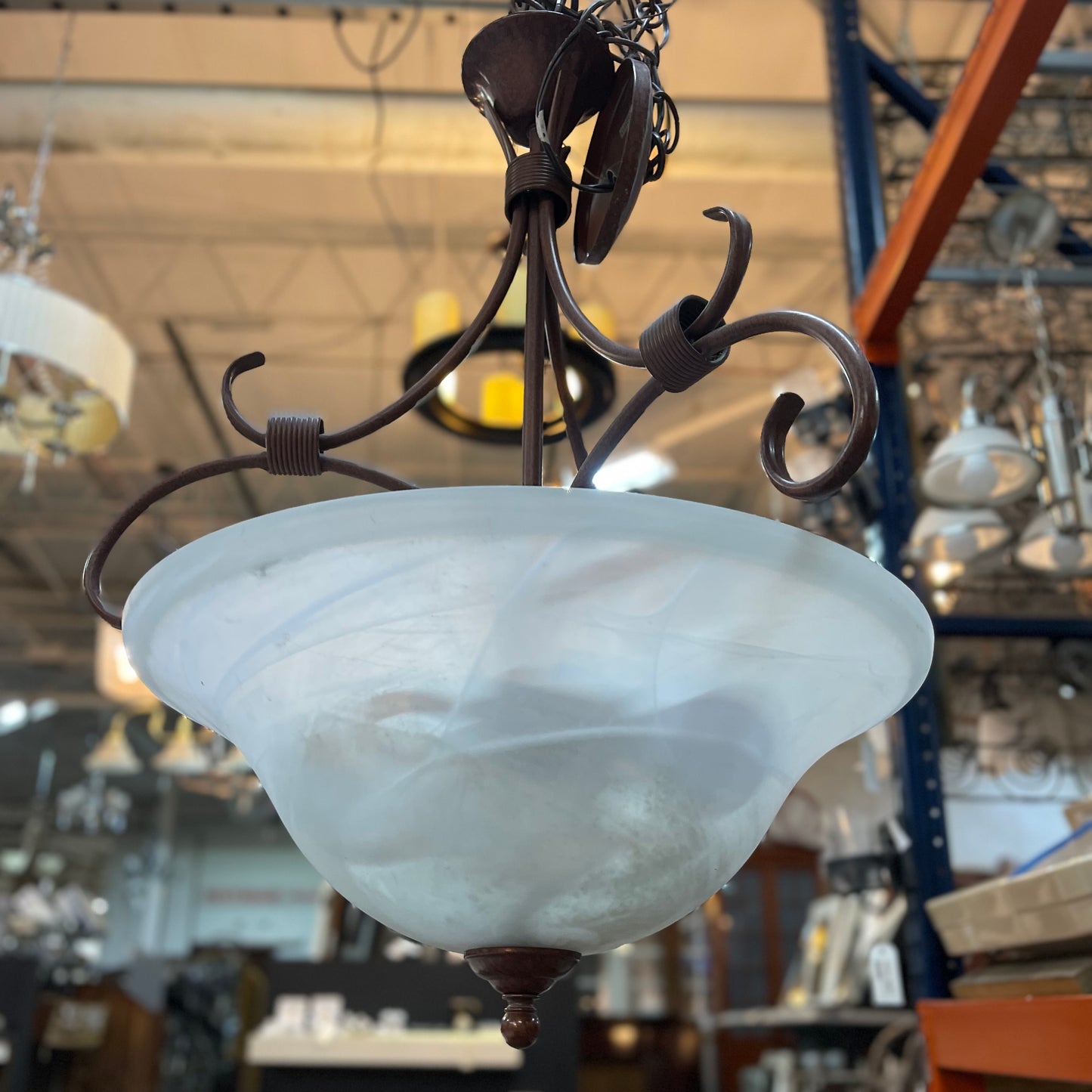 Glass Chandelier