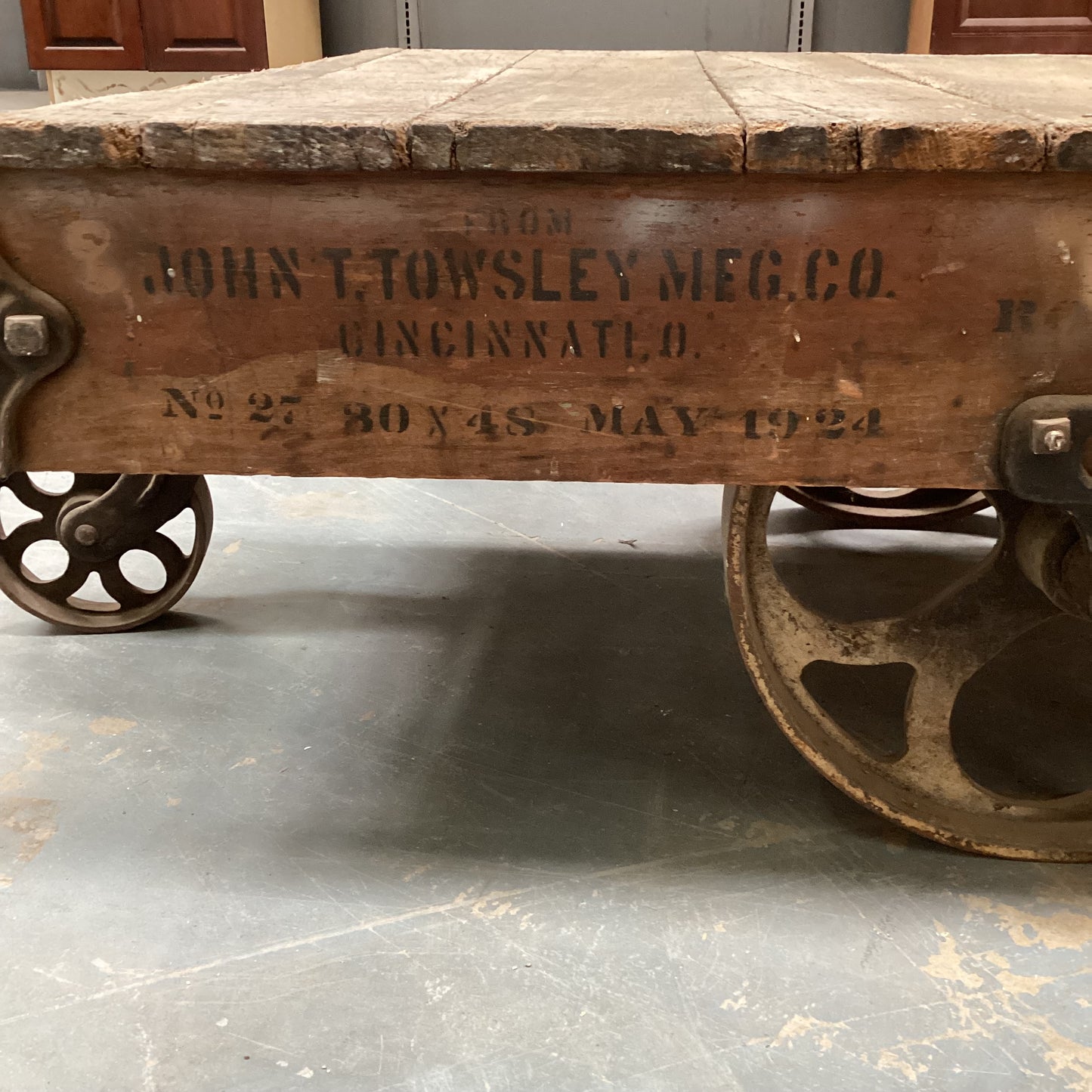 Antique Factory Cart