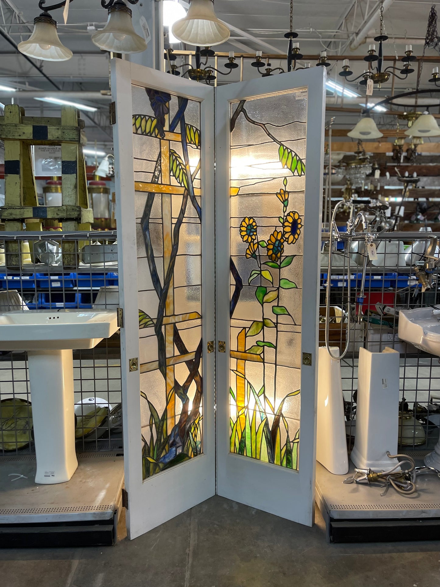 Art Glass Bi-Fold Doors