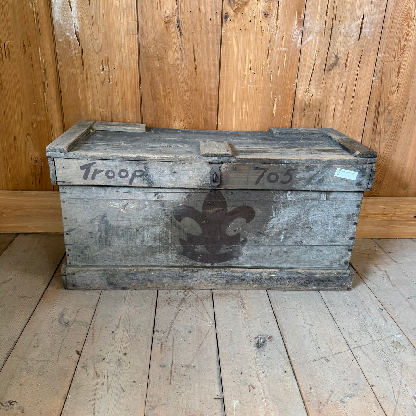 Antique Wooden Trunk