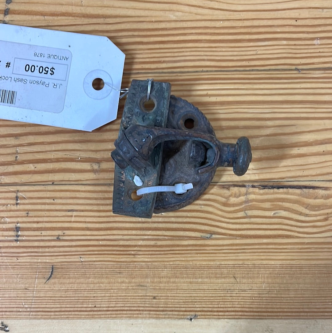 J.R. Payson Sash Lock