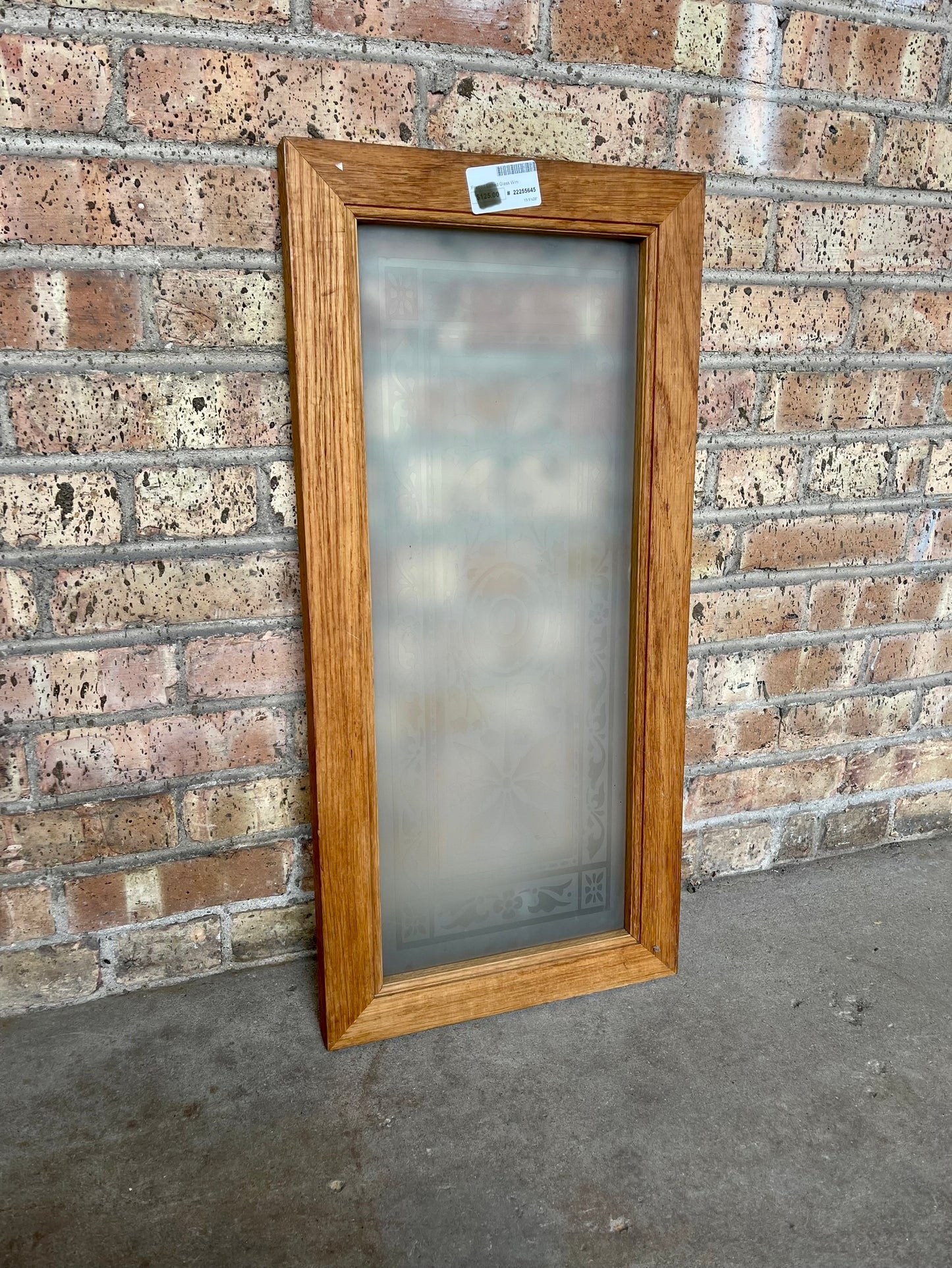 Etched Glass Window