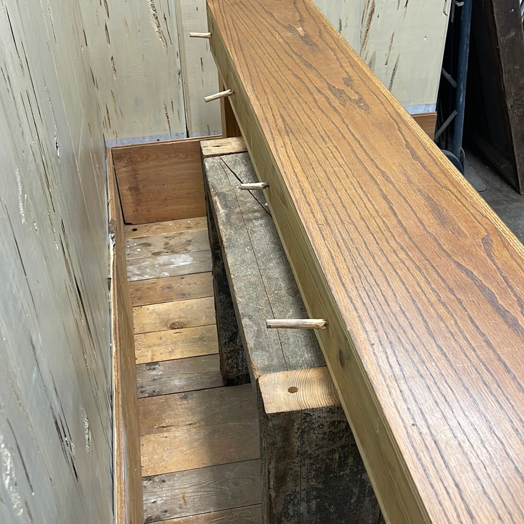 Oak Fireplace Mantel