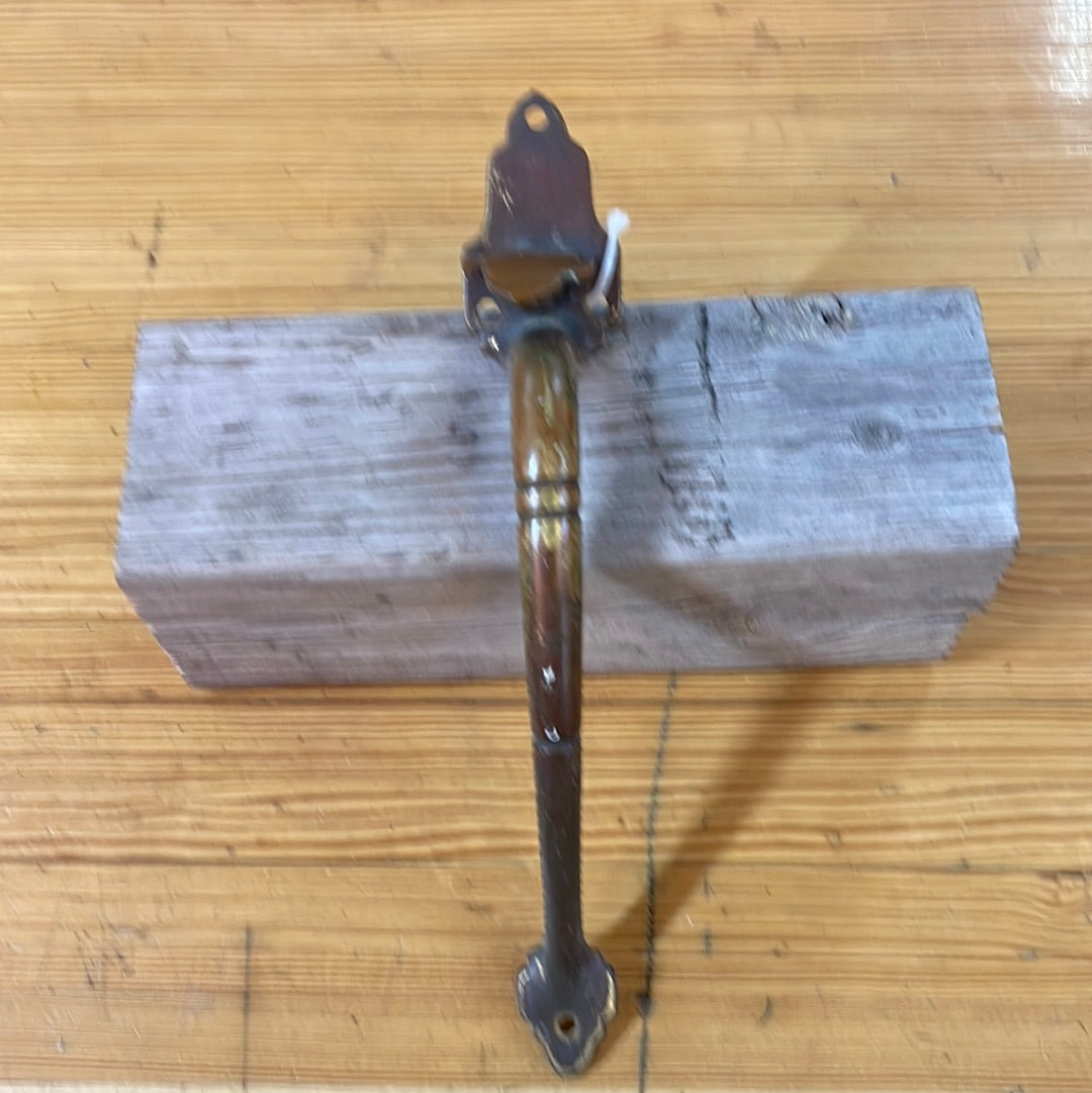 Brass Exterior Door Handle with Pull