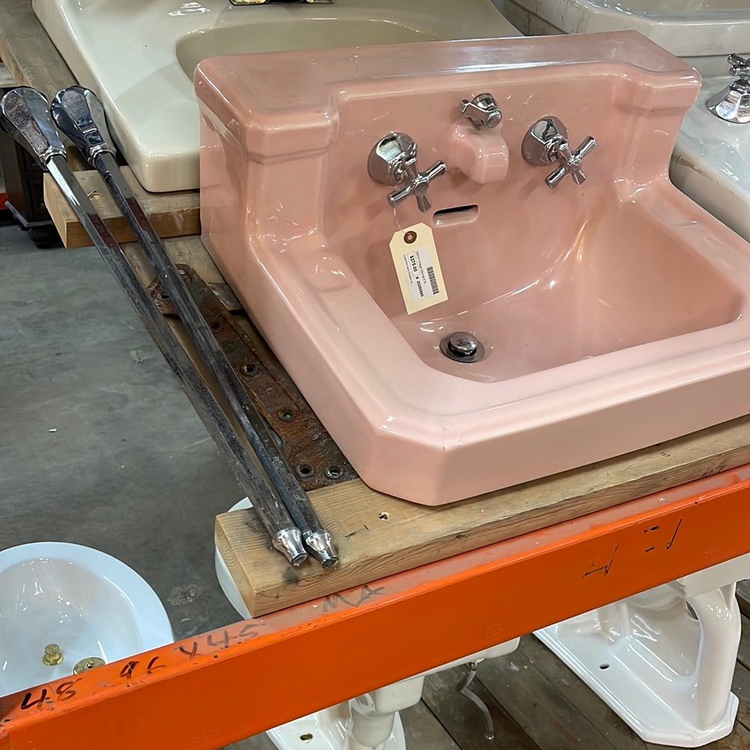 1950s Standard Wall Mount Sink with Legs