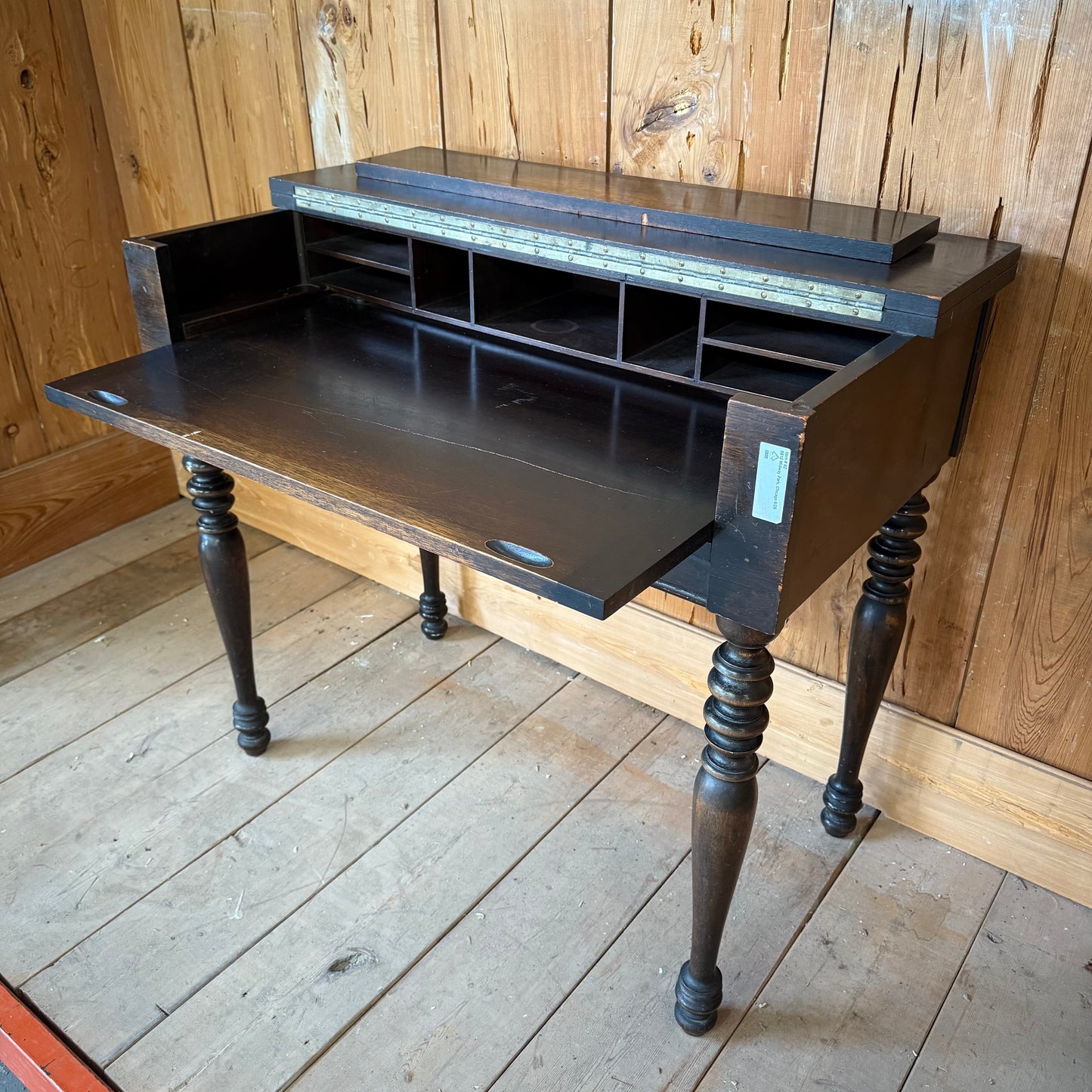 Antique Oak Fold Top Desk