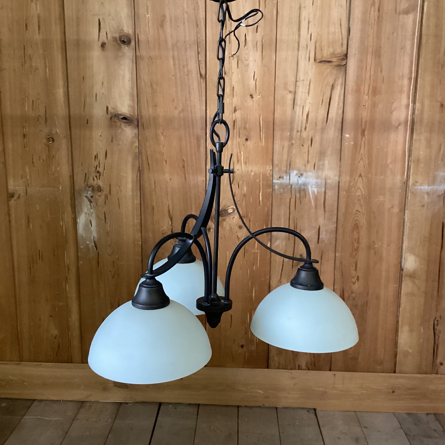 Three Bulb Hanging Ceiling Light