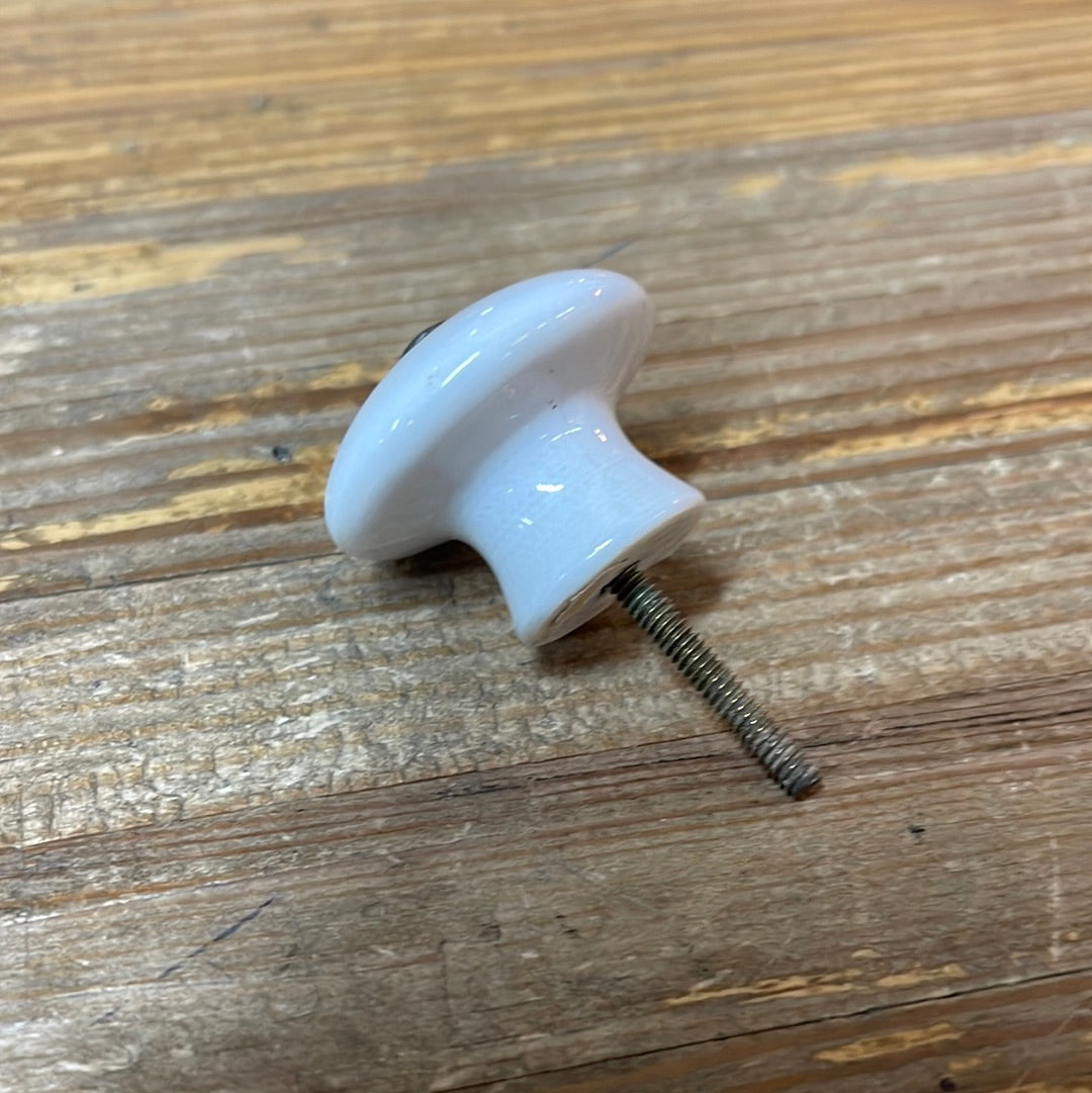 Antique White Ceramic Knob