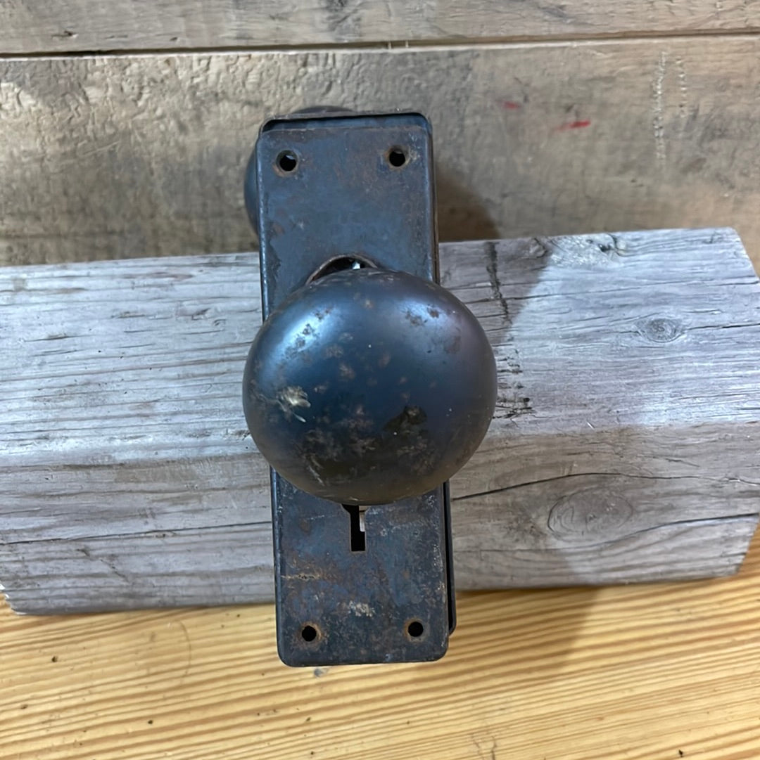 Antique Steel Door Knob Set