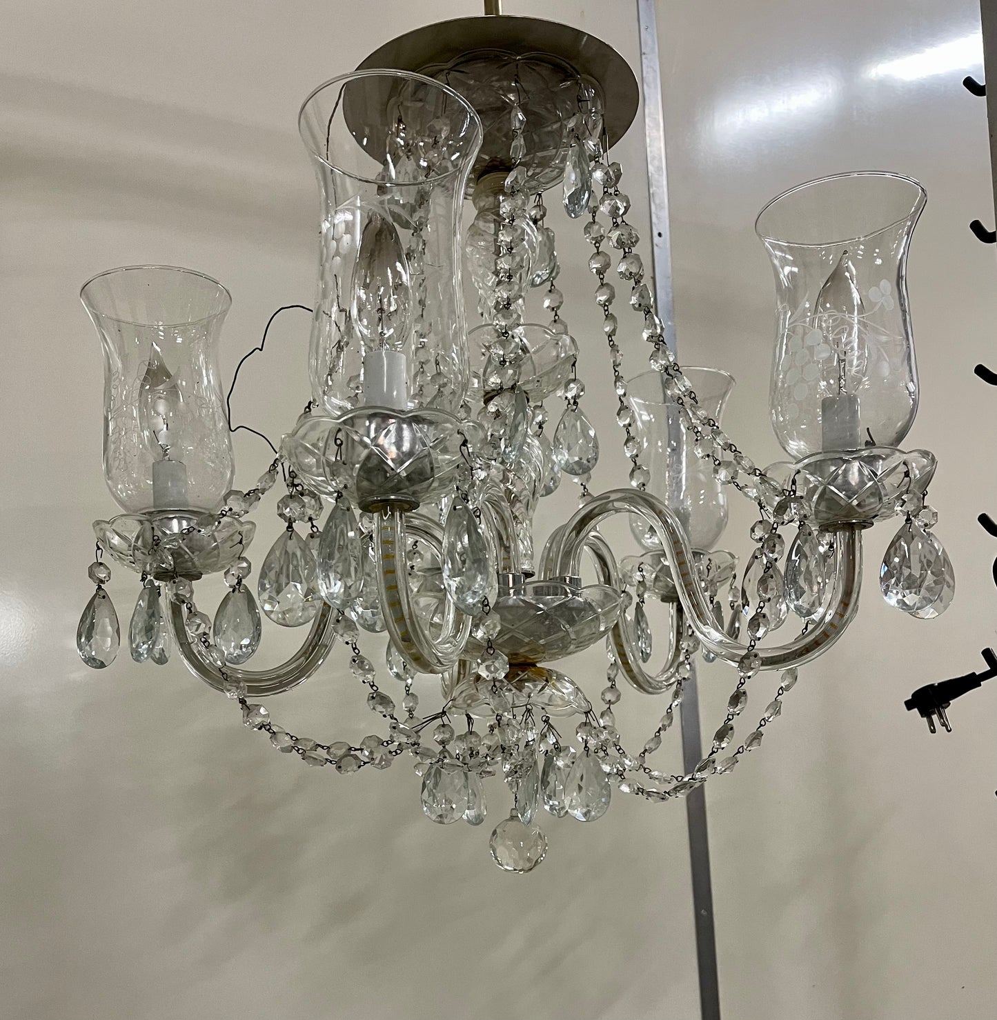 Antique Crystal Chandelier
