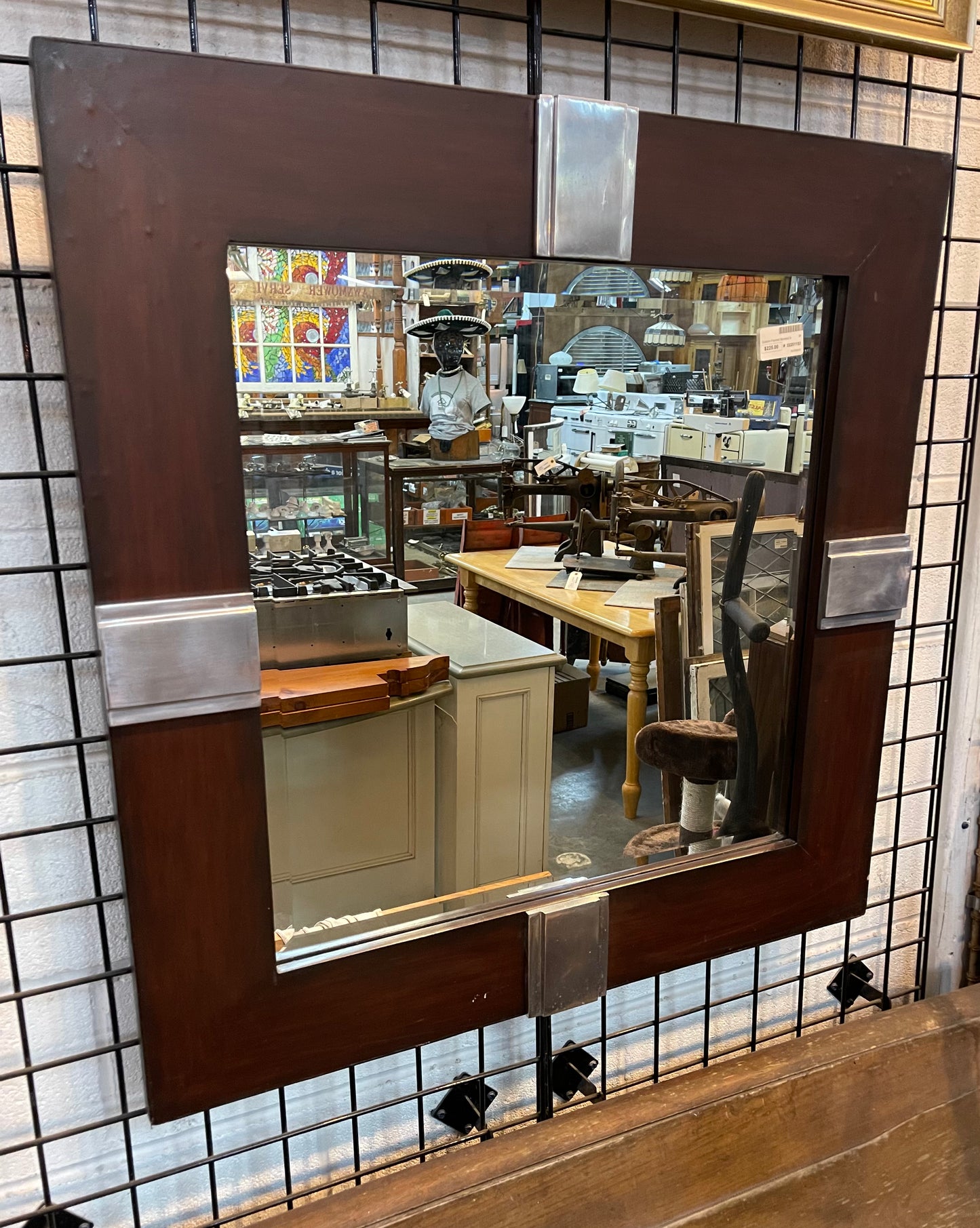 Custom Framed Beveled Mirror