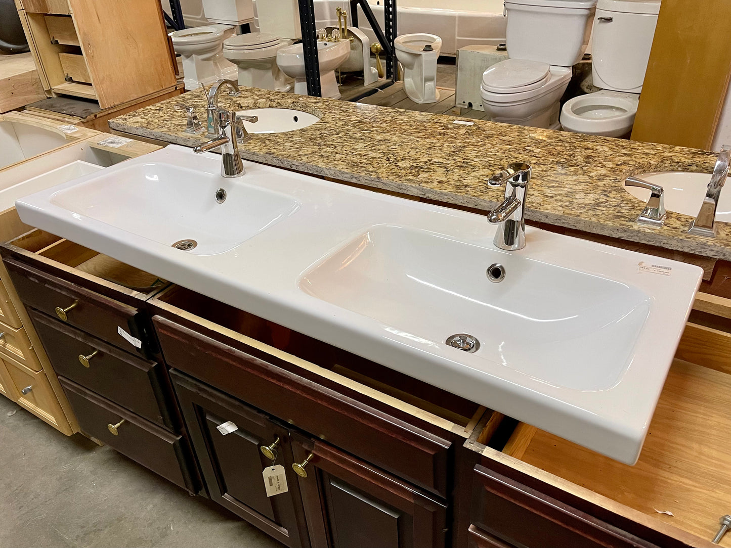 Double Sink Vanity Top