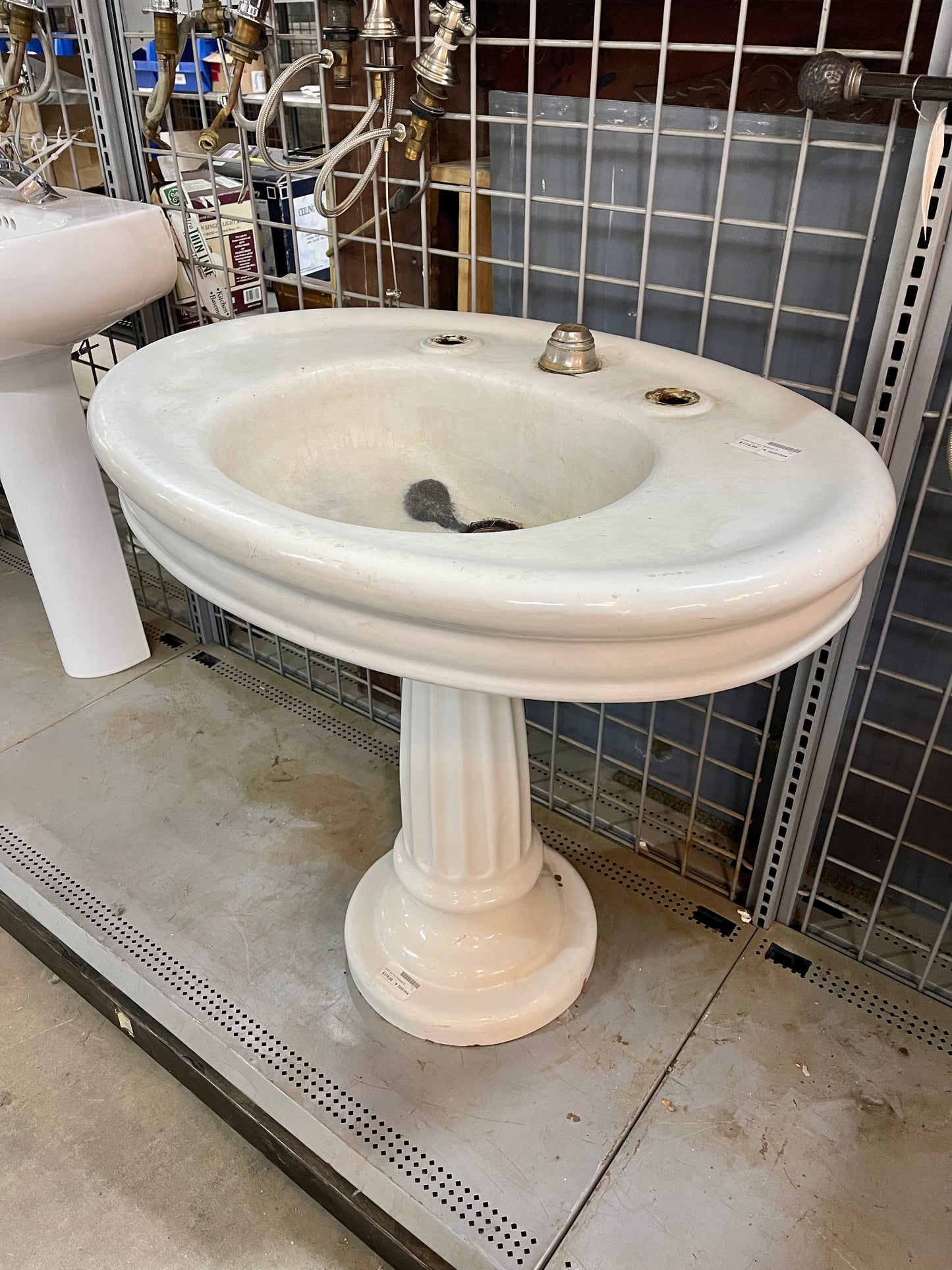 Wolff Cast Iron Pedestal Sink