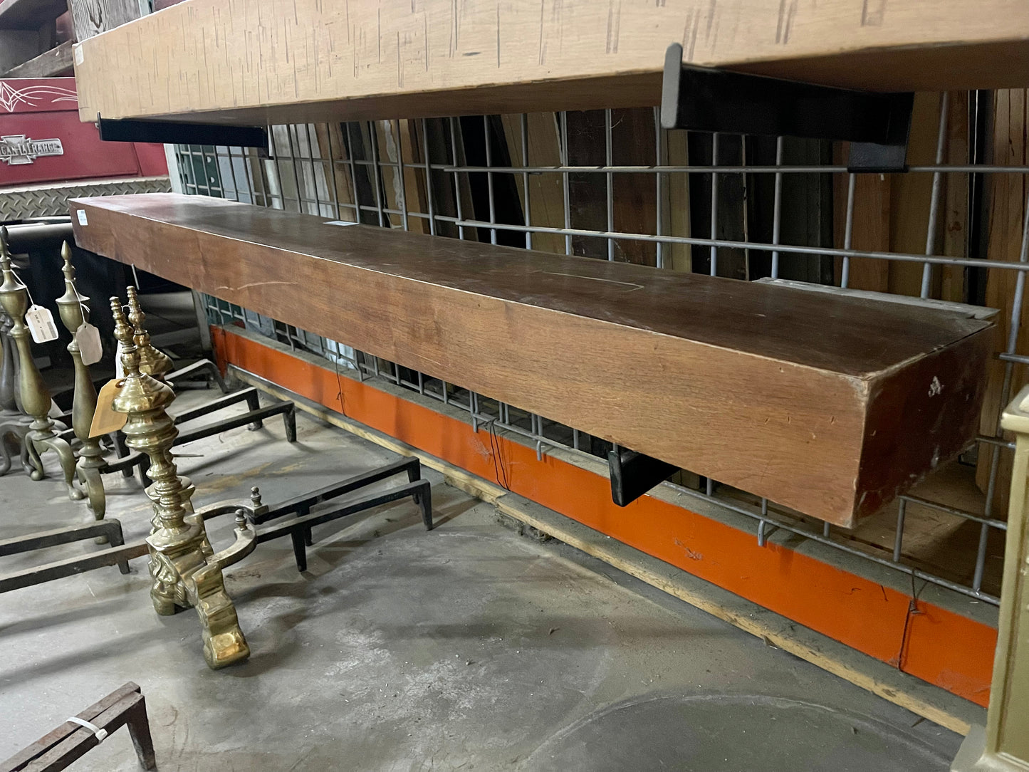 Wood Mantel Shelf