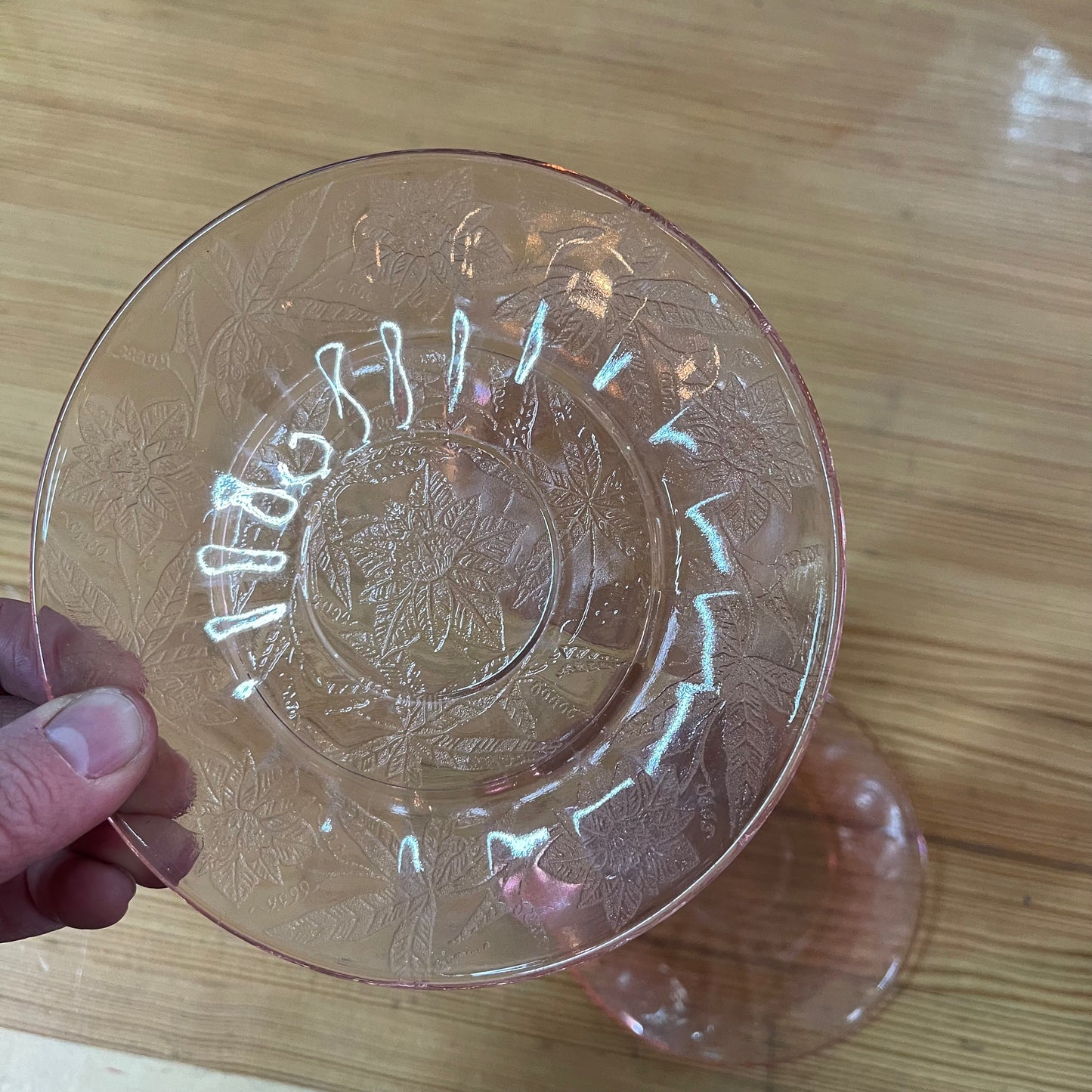 Jeanette Glass Saucers