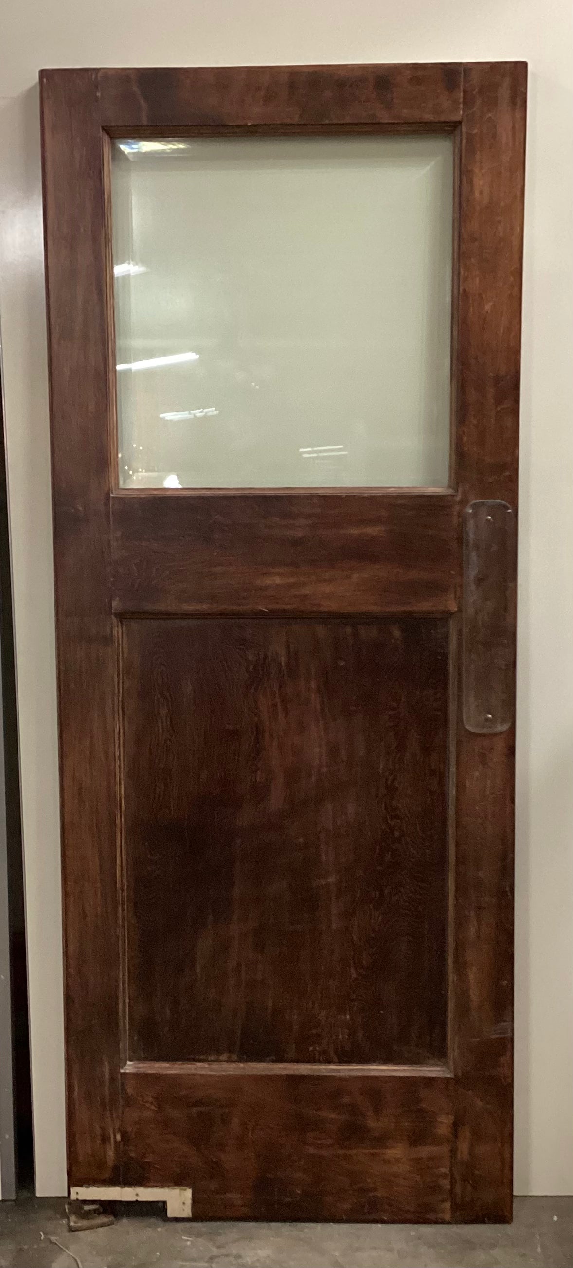 Swing Door With Beveled Glass Window