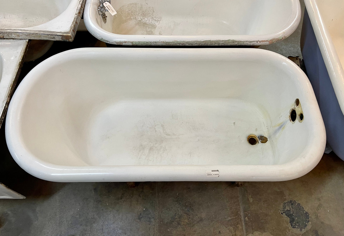 Antique Clawfoot Bathtub
