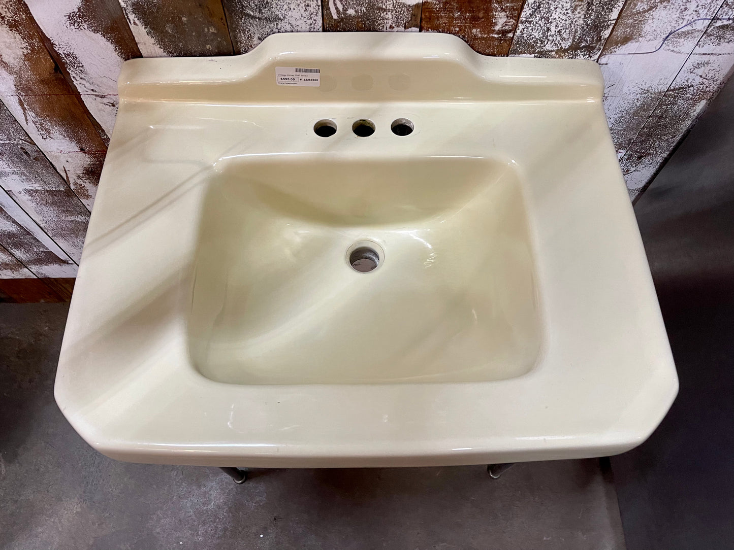 Vintage Kohler Sink w/Legs