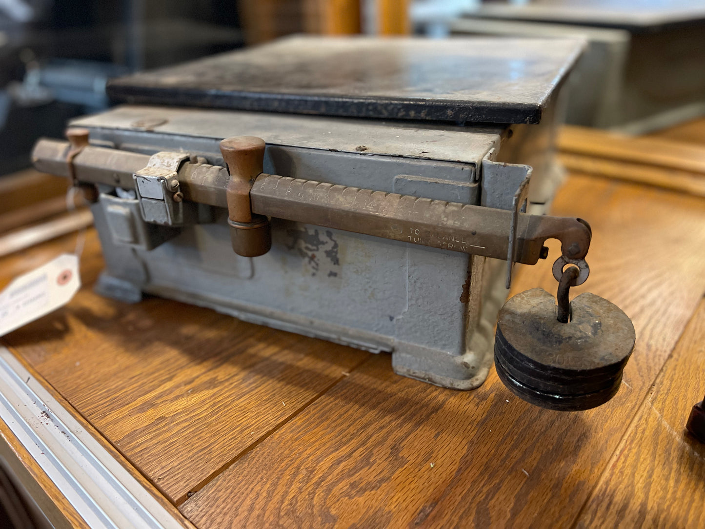 Platform Scale with Weight